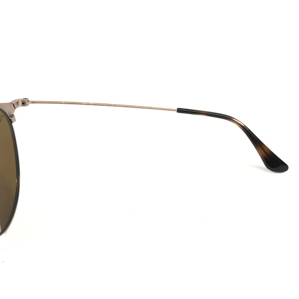 Ray-Ban Sunglasses RB3546 9074 Copper Havana Aviator Frames w/ Dark Brown Lenses - Picture 6 of 14